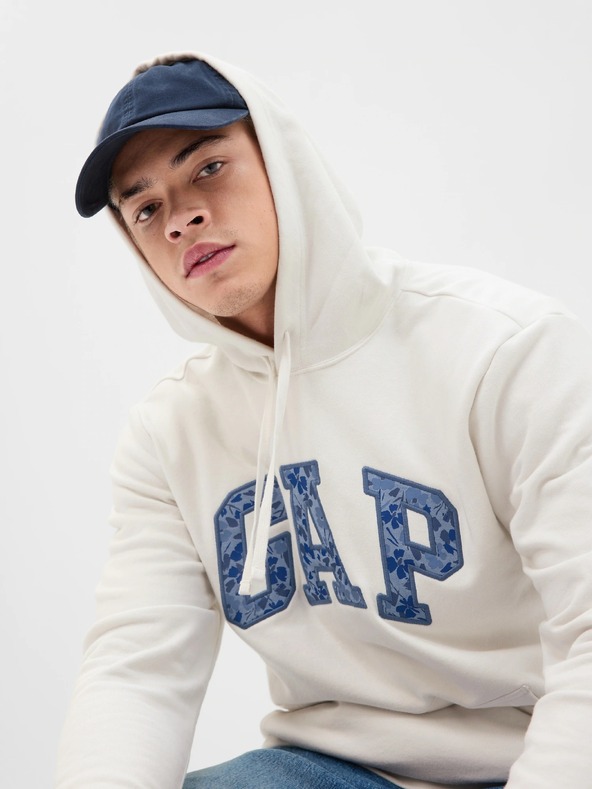 GAP Суитшърт с лого и качулка GAP