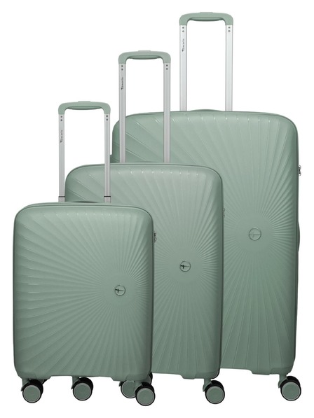 Travelite Комплект пътнически куфари Tamaris Voyaage S,M,L Sage Green