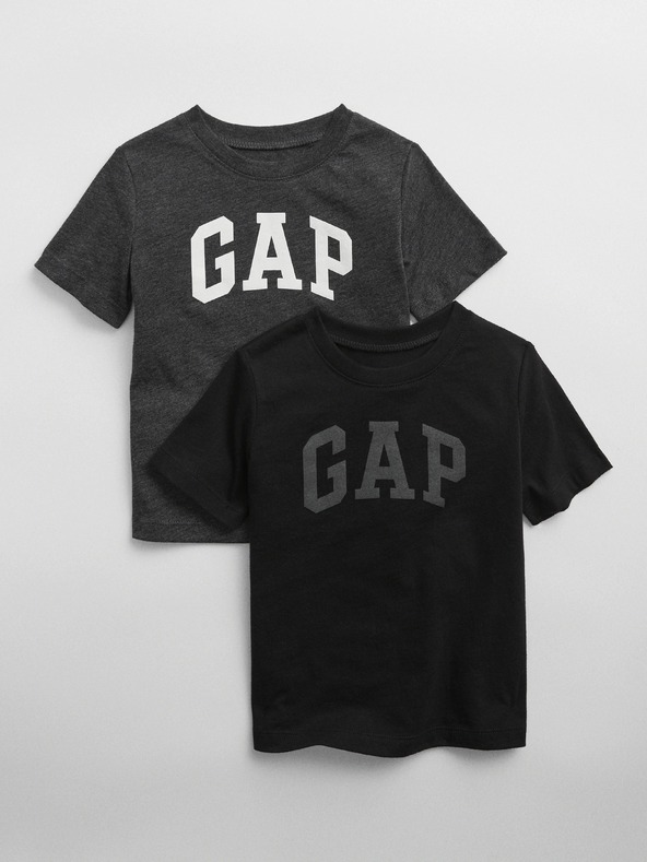 GAP Детски тениски с лого, 2 бр. GAP