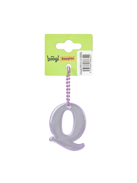 BAAGL  BAAGL Reflective keychain letter Q