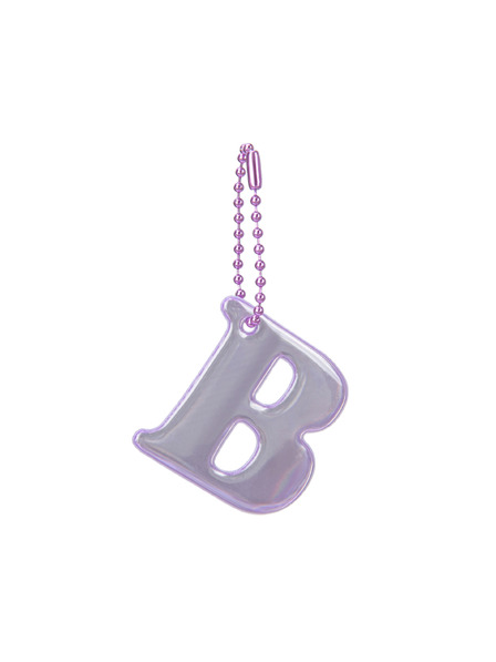BAAGL  BAAGL Reflective keychain letter B