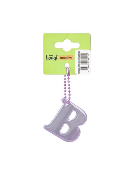 BAAGL  BAAGL Reflective keychain letter B