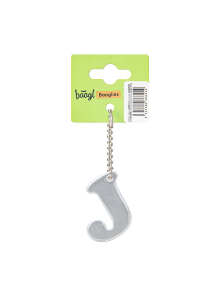 BAAGL  BAAGL Reflective keychain letter J