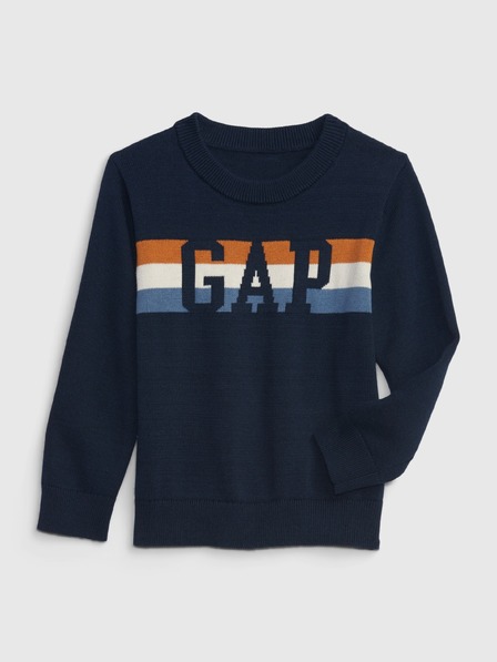 GAP Бебешки пуловер с лого на GAP