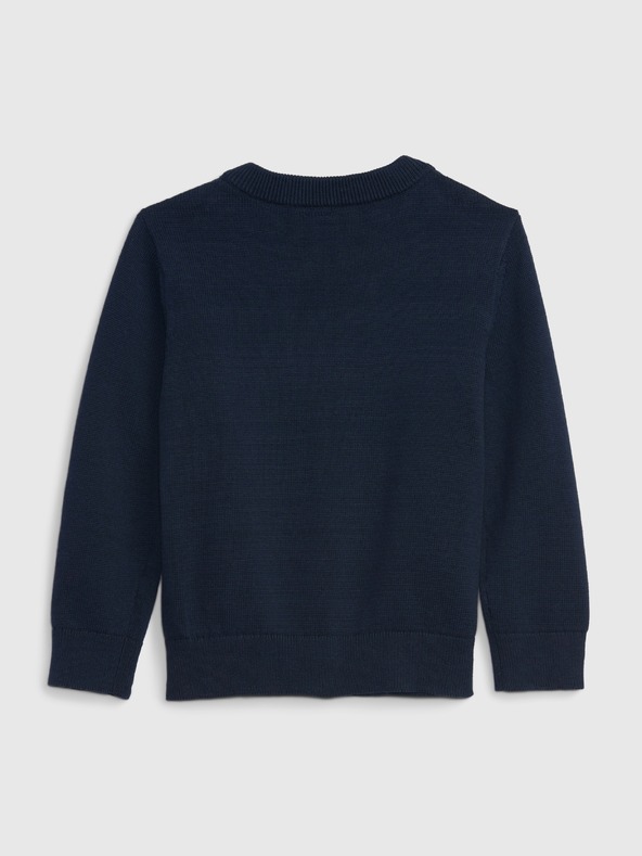 GAP Бебешки пуловер с лого на GAP