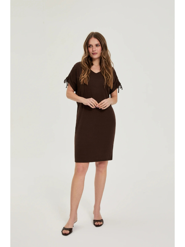 Moodo Smooth brown dress Moodo
