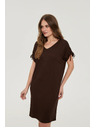 Moodo Smooth brown dress Moodo