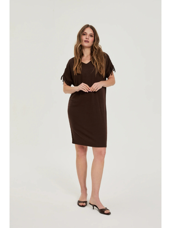 Moodo Smooth brown dress Moodo