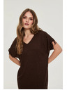 Moodo Smooth brown dress Moodo