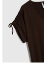Moodo Smooth brown dress Moodo