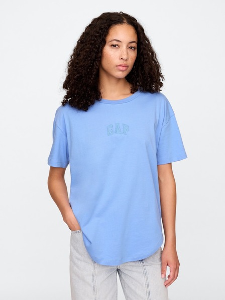 GAP Памучна тениска с логото на Gap