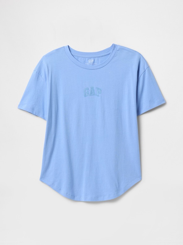 GAP Памучна тениска с логото на Gap
