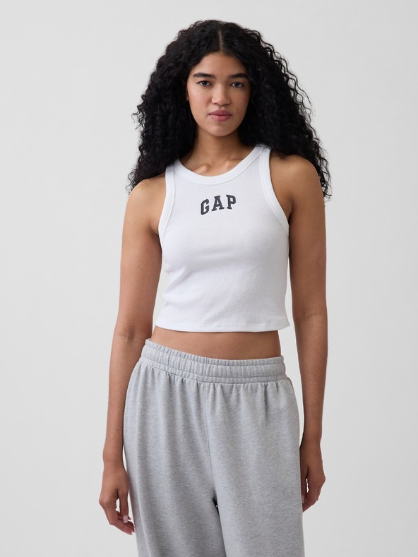 GAP Ребрест потник с лого на GAP