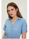 Moodo Blue belt dress Moodo