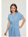 Moodo Blue belt dress Moodo