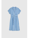 Moodo Blue belt dress Moodo