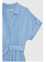 Moodo Blue belt dress Moodo