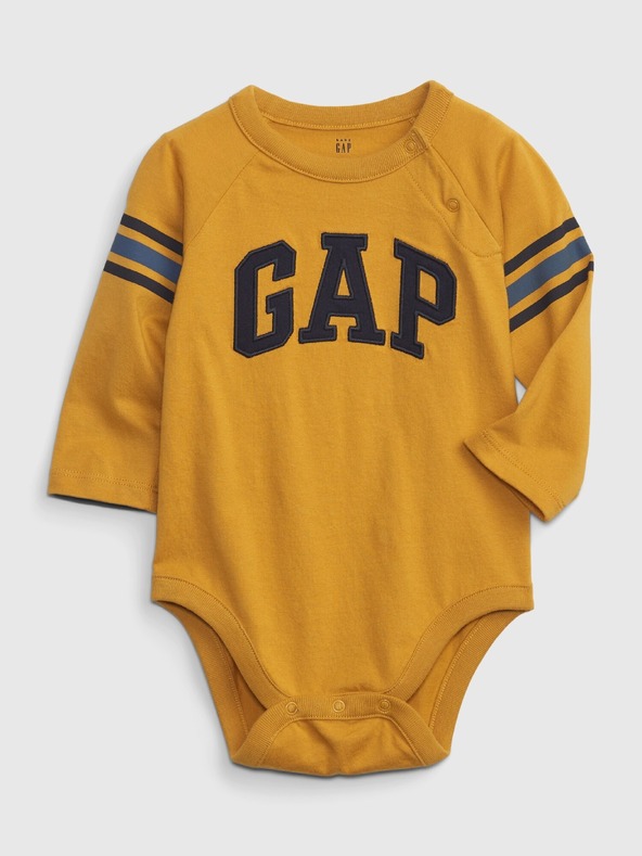 GAP Бебешко боди GAP дълъг ръкав GAP