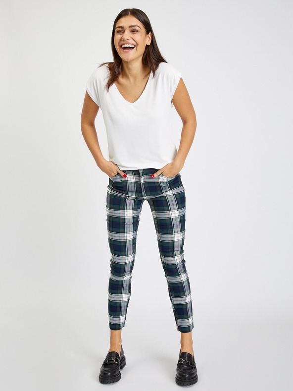 GAP Карирани тесни панталони bi-stretch GAP