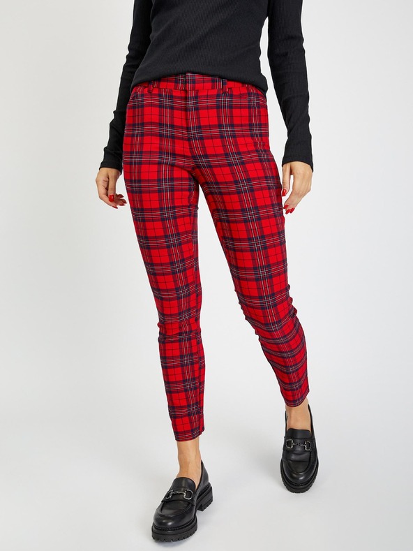 GAP Карирани тесни панталони bi-stretch GAP