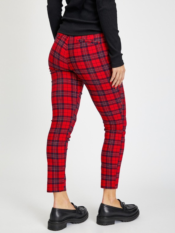 GAP Карирани тесни панталони bi-stretch GAP