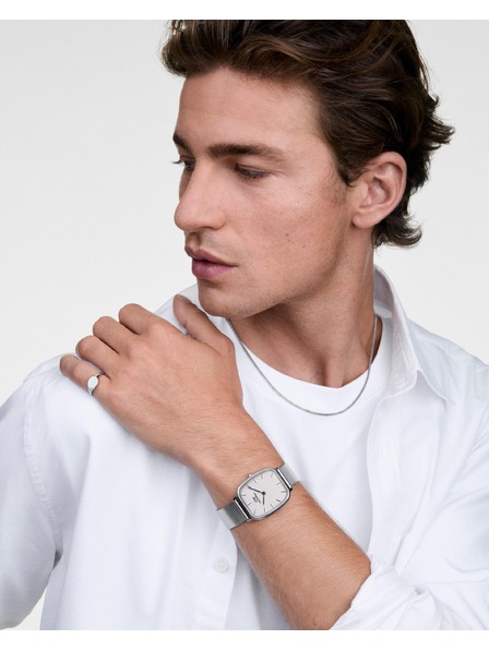 Daniel Wellington Сребърна стална верижка Daniel Wellington Mesh DW00401102