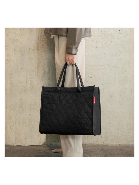 Reisenthel Чанта Reisenthel Daily Shopper Rhombus Black