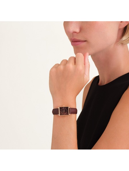 Rosefield Rosefield The Boxy XS дамски часовници с кожа QBBLR-Q56