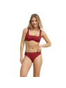 DIM DIM SWIMSUIT SHELL BIKINI - Дамски бански - тъмно червено