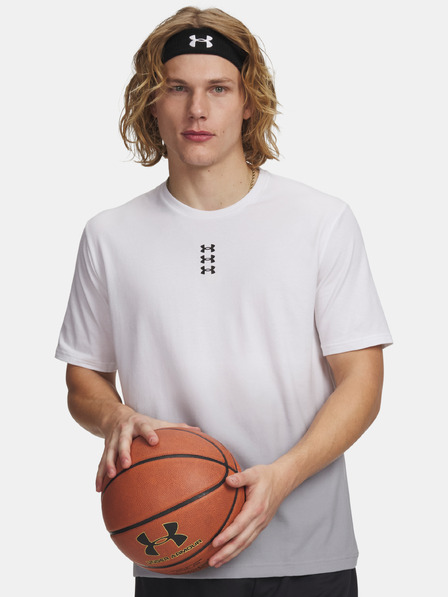 Under Armour Мъжка тениска Under Armour UA M HOOPS TRIPLE LOGO SS