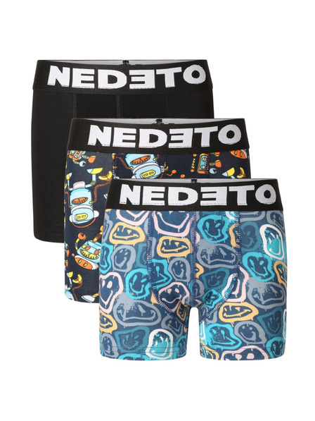 Nedeto Комплект от три - детски боксерки Nedeto многоцветни