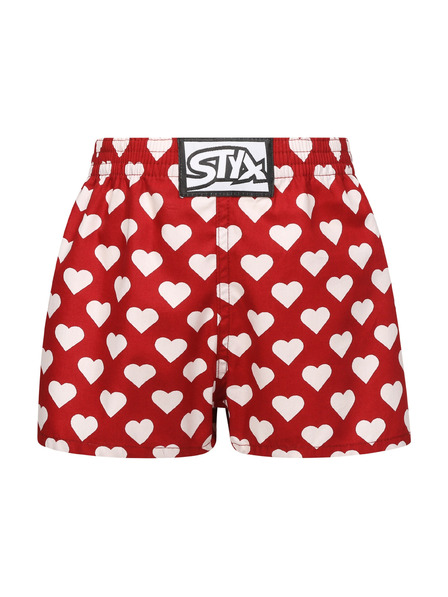 Styx Детски боксерки Styx art класическа гума сърчица