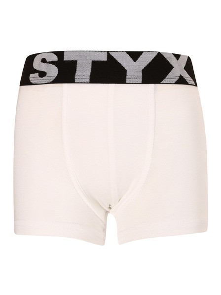 Styx Детски боксерки Styx спортна гума бели