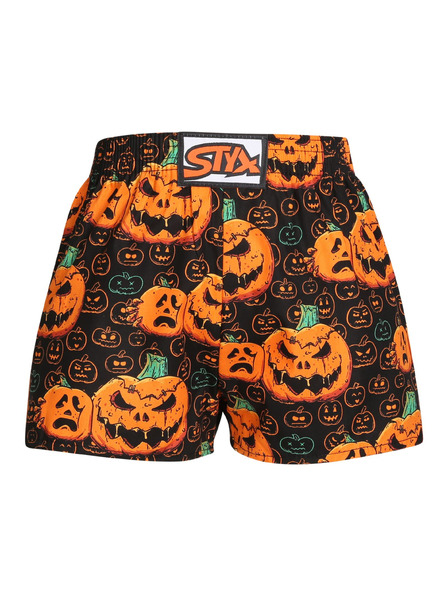 Styx Детски боксерки Styx art класическа гума Halloween тиквички