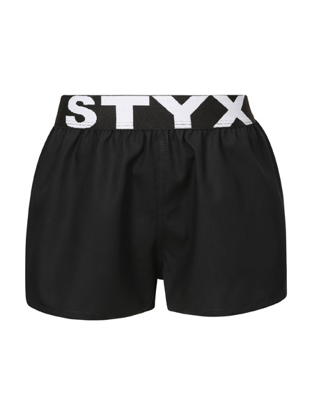 Styx Детски боксерки Styx спортна гума черни