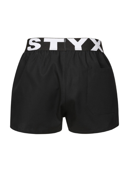Styx Детски боксерки Styx спортна гума черни