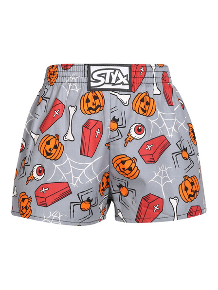 Styx Детски боксерки Styx art класическа гума Halloween ковчези