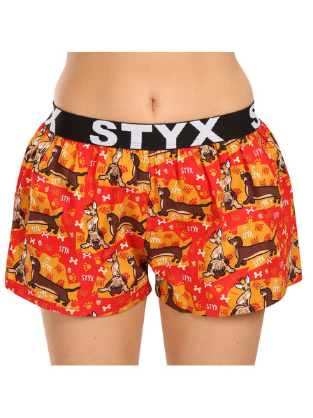 Styx Комплект от три - дамски бикини Styx art спортна гума многоцветни