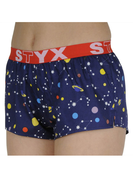 Styx Дамски боксерки Styx art спортен еластик планети