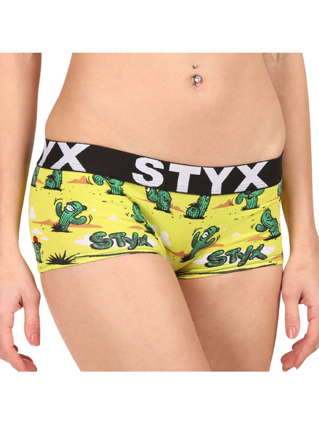 Styx Дамски бикини Styx art с крачол кактуси