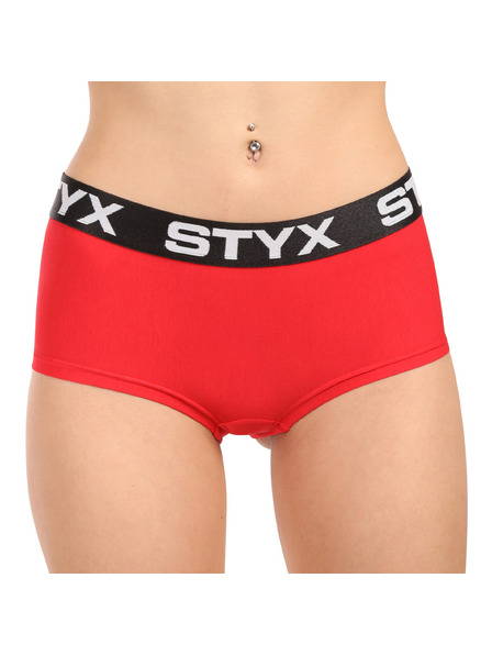 Styx Дамски бикини Styx с крачол червени