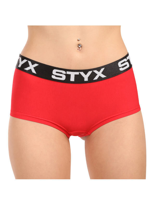 Styx Дамски бикини Styx с крачол червени