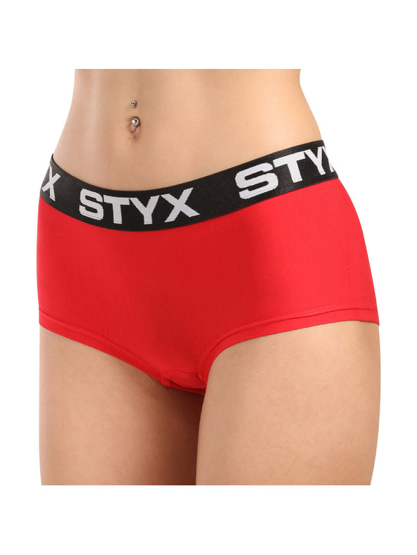 Styx Дамски бикини Styx с крачол червени