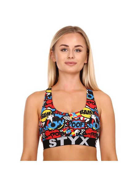 Styx Дамски спортен бюстгалтер Styx sport art poof