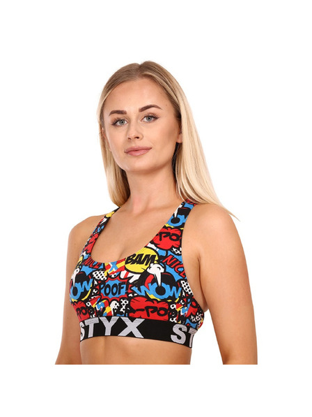 Styx Дамски спортен бюстгалтер Styx sport art poof