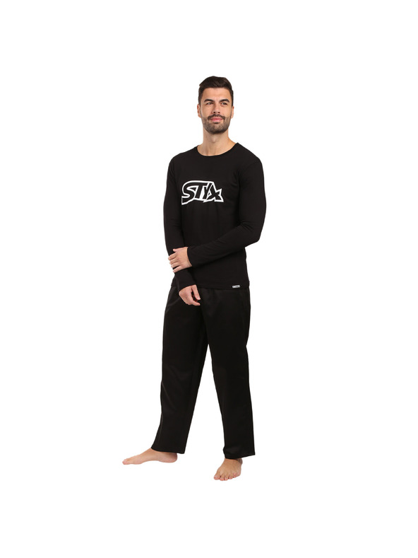 Styx Мъжка пижама Styx черна
