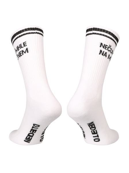 Nedeto Чорапи Nedeto спортни високи Nečum на мене бели