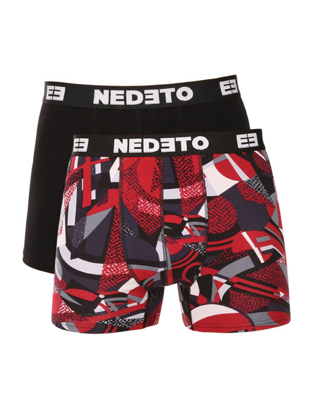 Nedeto Комплект от две - мъжки боксерки Nedeto многоцветни