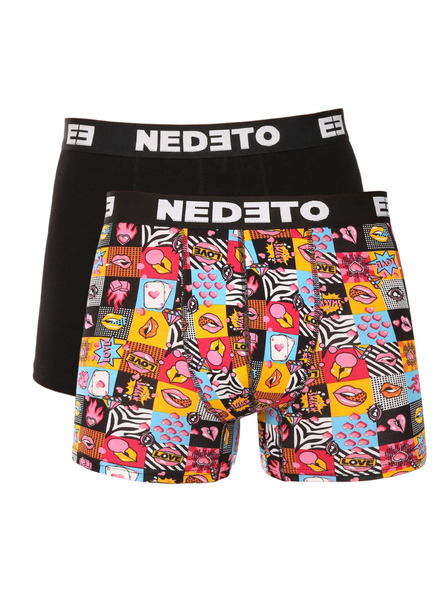 Nedeto Комплект от две - мъжки боксерки Nedeto многоцветни