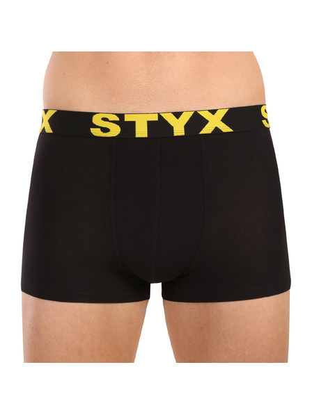 Styx Мъжки боксерки Styx спортен ластик черни